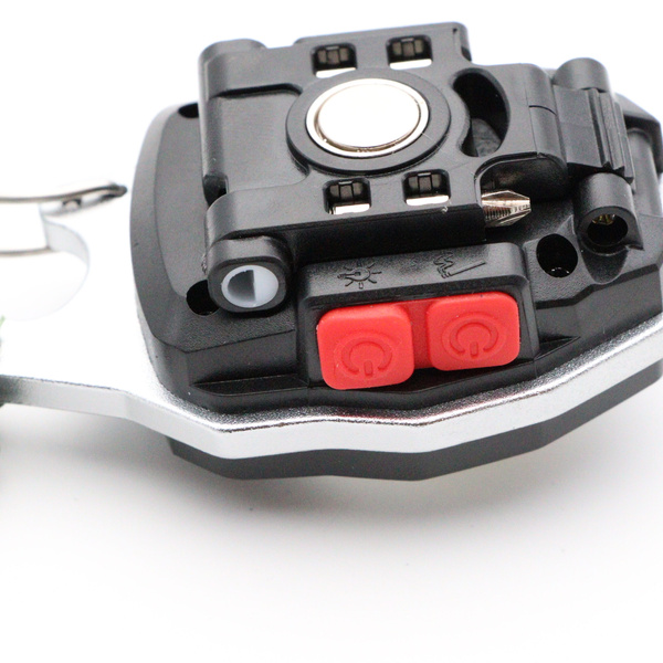 Lampka EDC COB z Pojedynczym Karabińczykiem 8w1 JB Tacticals Czarna