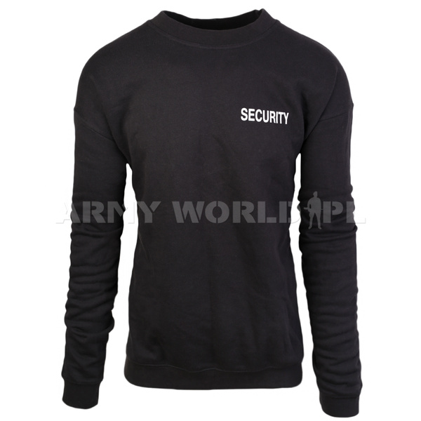 Bluza Sportowa SECURITY Pro Company Czarna Demobil BDB