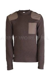 Polish Military Officer Sweater 528/MON Original Khaki Demobil SecondHand II Quality