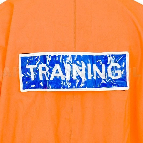 Military Training Protective Suit Outdoor CBRN British Police Waterproof Orange Original Used