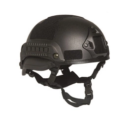 Helmet US MICH 2002 AW/RAIL Mil-tec Black (16662302)