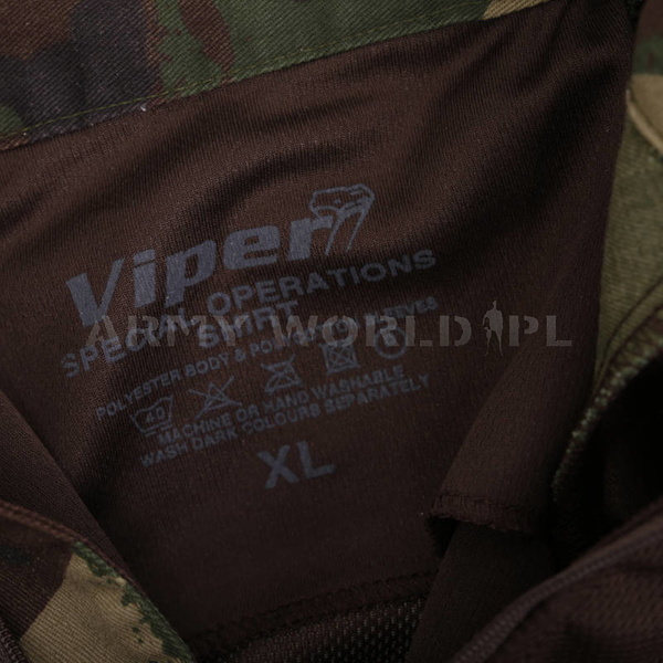 Koszula Taktyczna Pod Kamizelkę 3/4 Rękaw DPM Woodland Viper Oryginał Demobil II Gatunek