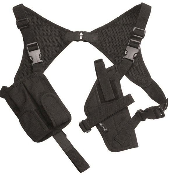 Operational Holster with Suspenders Bilateral Mil-Tec Black (16131002)