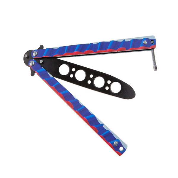 Nóż Motylek Treningowy N500T BSH Niebieski