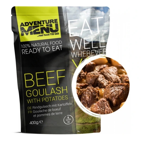 Danie Gulasz Wołowy Z Ziemniakami Adventure Menu 400g 