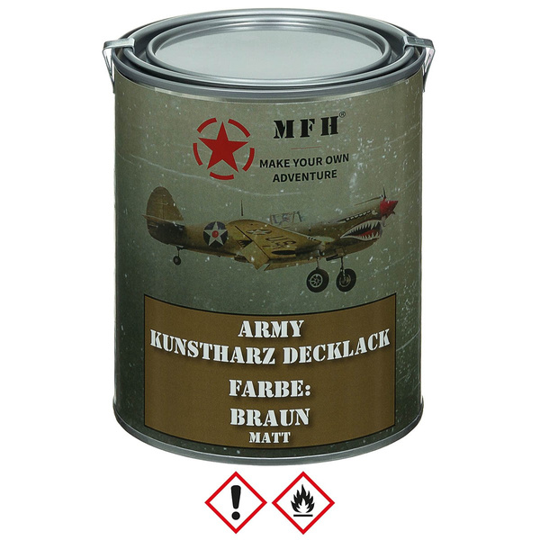 Farba Maskująca Wojskowa w Puszce 1 L MFH Brown (27377G)