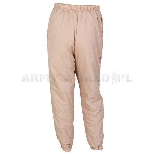 Spodnie Ocieplane Brytyjskie Softie Arctic Thermal Dwustronne Olive / Kremowe Oryginał Demobil II Gatunek 