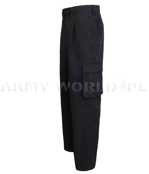 Security Trousers Greiff Black Original Used - Set Of 10 Pieces