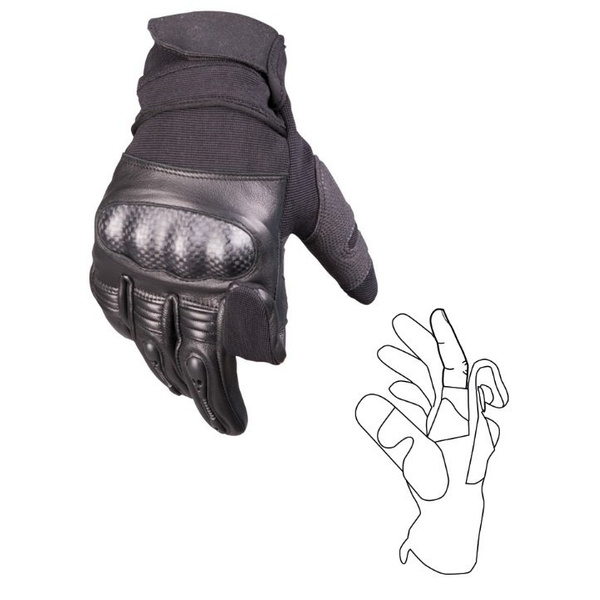 Rękawice Taktyczne TACTICAL GLOVES GEN II Mil-tec Czarne (12504402)