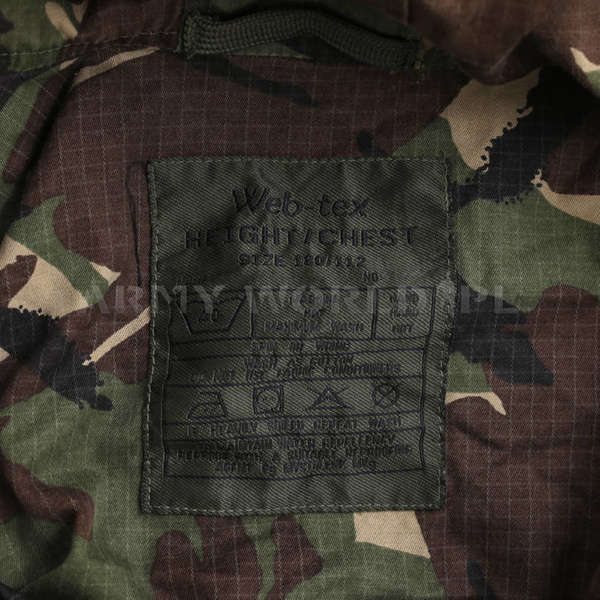 Kurtka Parka Smock Wojskowa Brytyjska Web-tex DPM Woodland Oryginał Nowa