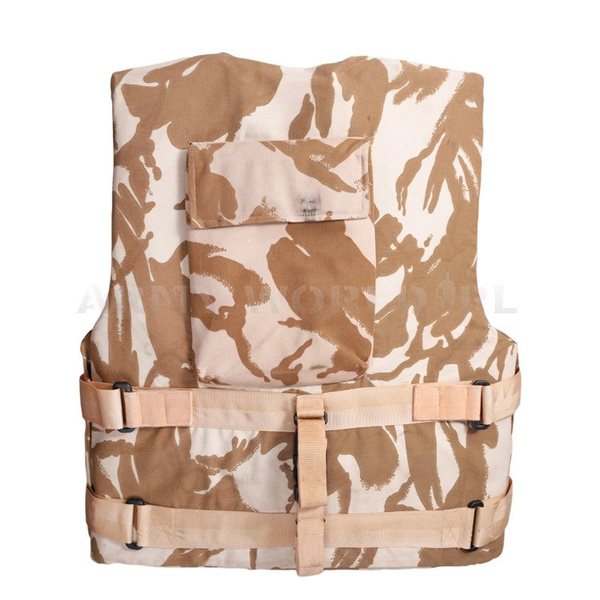 Kamizelka Taktyczna Ochronna Brytyjska DPM Desert Cover Combat Weste Oryginał Demobil BDB