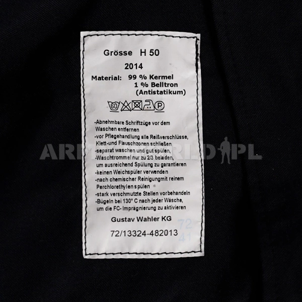 Kurtka Robocza Holenderska Wahler Kermel Granatowa Oryginał Demobil BDB