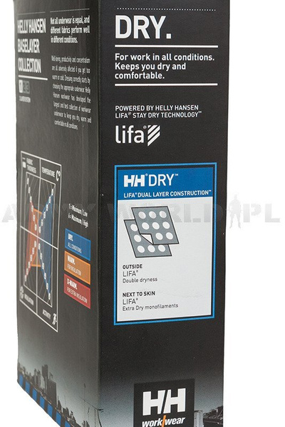 T-shirt Unisex Dry HELLY HANSEN Workwear Granatowy Nowy