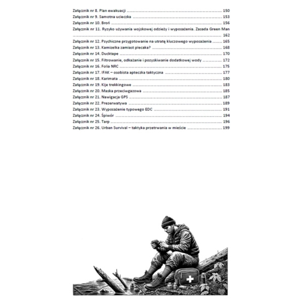 Książka „Plecak ewakuacyjny. Poradnik nie tylko dla nieprzygotowanych.” Rygor Edycja Limitowana