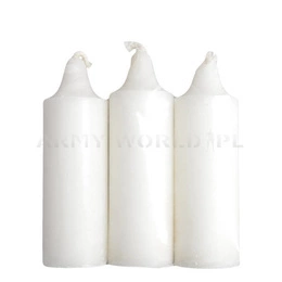 Candles - Set of 3 White Original New