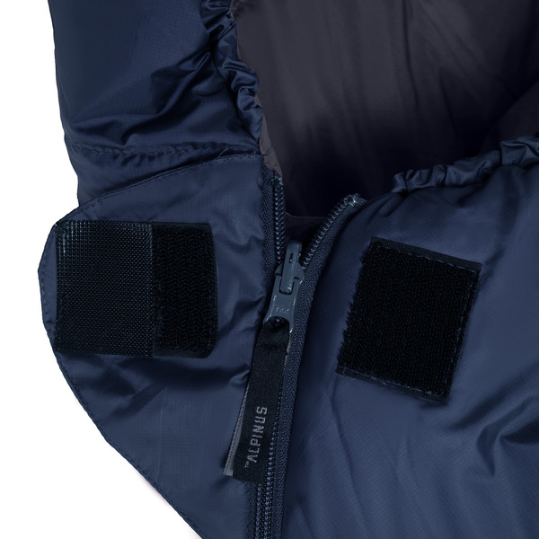 Śpiwór Typu Mumia Alpinus Fiber Pro 1500 Granatowy
