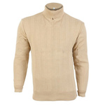 Men's Turtleneck With Zipper Bundespolizei German Cream Original New