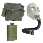 Maska Przeciwgazowa SzM Słoń Wojska Polskiego + Pokrowiec Oryginał Demobil BDB  DEKO