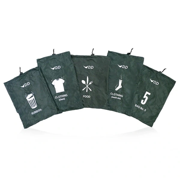 Worki Wodoodporne Organiser Bags DD Hammocks Green 5 Szt.