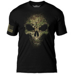 T-shirt Camo Skull 7.62 Design Czarny