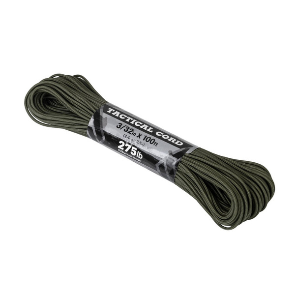 Tactical 275 Cord (100ft) Atwood Rope MFG Olive Drab (CD-TC1-NL)
