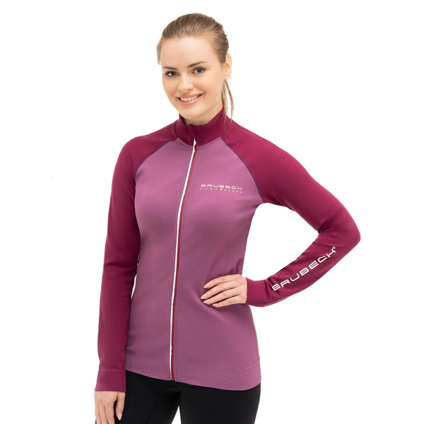 Bluza Termoaktywna Damska Athletic Brubeck Wrzosowo / Śliwkowa (LS1352W)