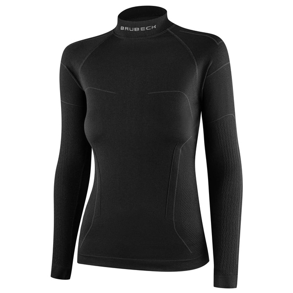 Bluza Damska Motocyklowa Termoaktywna COOLER Brubeck Czarna (LS1657W)