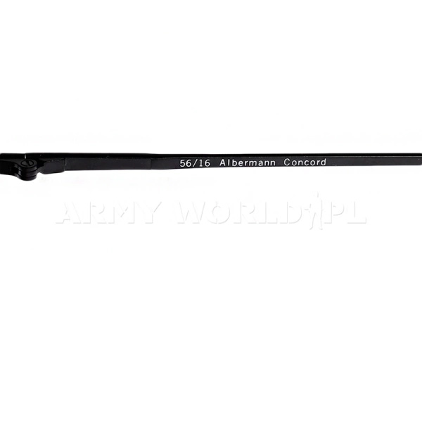 Okulary Przeciwsłoneczne Aviator Albermann Concorde Bund Czarne Oryginał Nowe