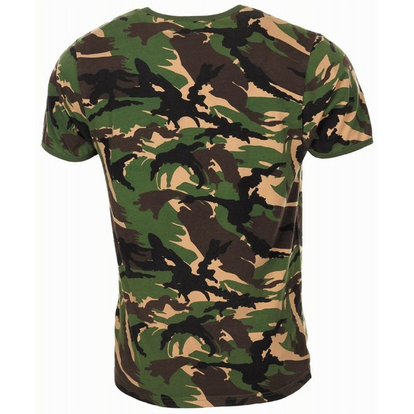 T-shirt Wojskowy Holenderski KPU DPM Woodland Demobil BDB