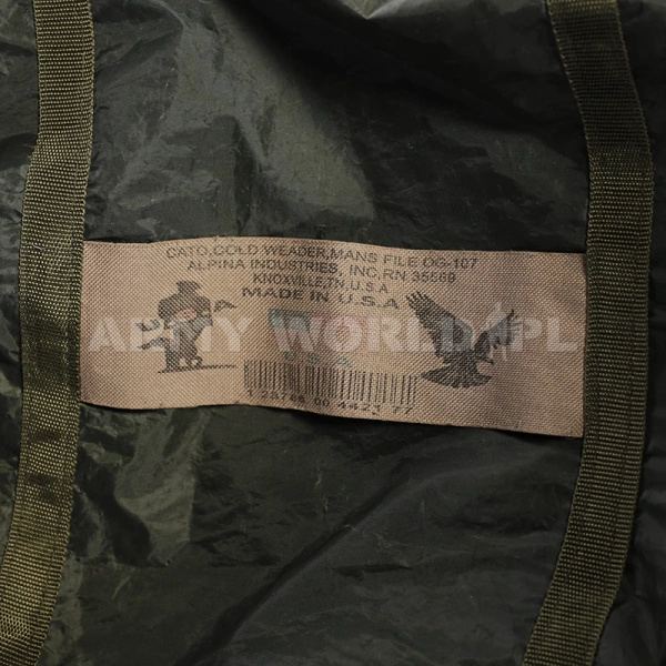Śpiwór Cold Weather Wojskowy US Army Alpina Industries Olive Oryginał Demobil BDB