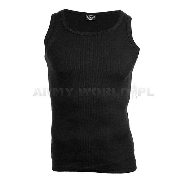 Military undershirt Tank Top Model GERIPPT Black New (11002002)