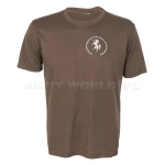 T-shirt Termoaktywny Coolmax Z Naklejką The Queens Gurkha Engineers Brąz Oryginał Demobil DB