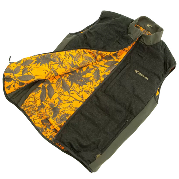 Ultra Loden Reversible Vest G-LOFT® Carinthia Olive / Orange Blaze Camo 