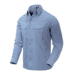 Tactical Shirt Defender Mk2 Gentleman Long Sleeve Helikon-Tex Melange Light Blue (KO-DGM-PO-6520Z)