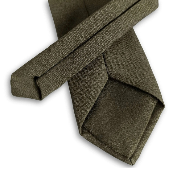 Krawat Wojskowy Polski Wojsk Lądowych 306/MON Modus Olive Green