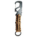 Brelok Z Karabińczykiem Paracord 8w1 + Krzesiwo JB Tacticals Brąz