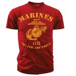 T-shirt USMC The Few The Proud Retro 7.62 Design Czerwony (BIT-658RED)