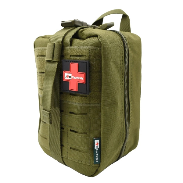 Apteczka Taktyczna Zrywana IFAK Molle Laser Cut JB Tacticals Zielona