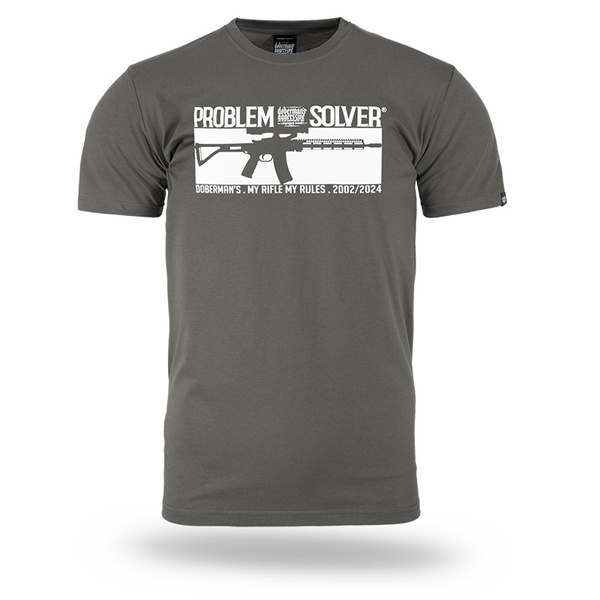 T-shirt Problem Solver Doberman's Aggressive Khaki (TS331K)