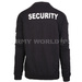 Bluza Sportowa SECURITY Pro Company Czarna Demobil BDB