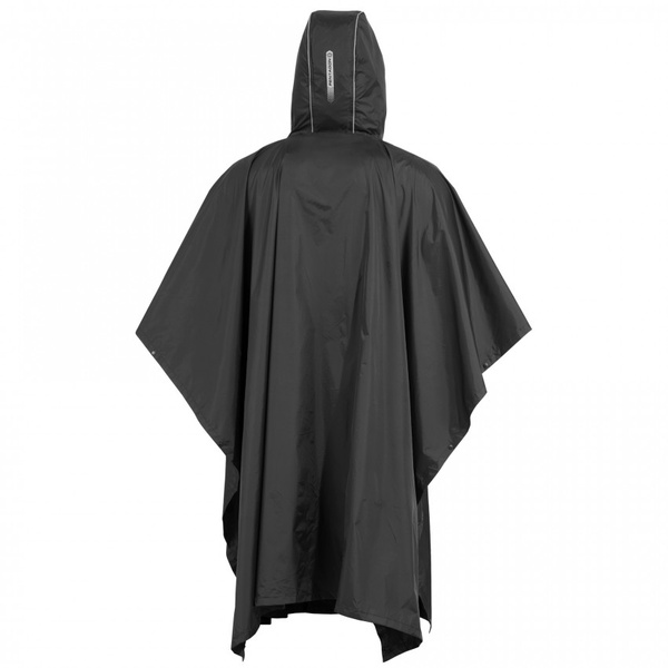 Peleryna Przeciwdeszczowa Cloudburst Packable Rain Poncho Pentagon Czarna (K07018)