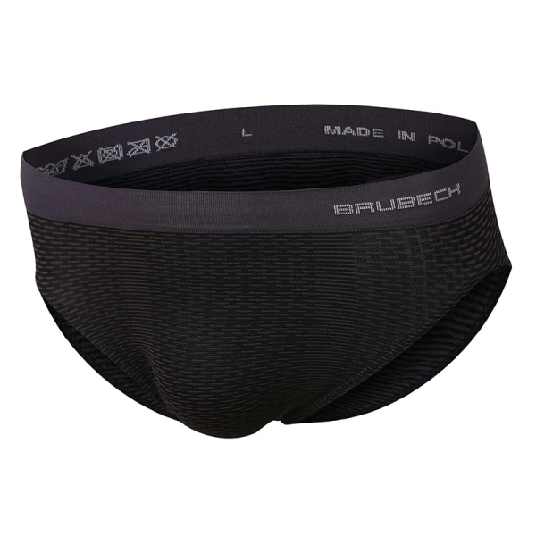 Slipy Męskie Base Layer Brubeck Grafitowe (BE1004M)