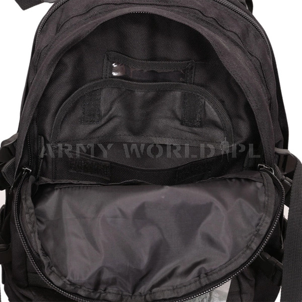 Tactical Military backpack ARMY 35L2-compartments ArmyWorld Black - New