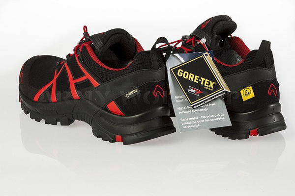 Buty Robocze Haix BLACK EAGLE Safety 40 Low Gore-Tex Black / Red (610002) Nowe II Gatunek