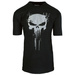 T-Shirt Punisher Czaszka Srebrna TigerWood Czarny 