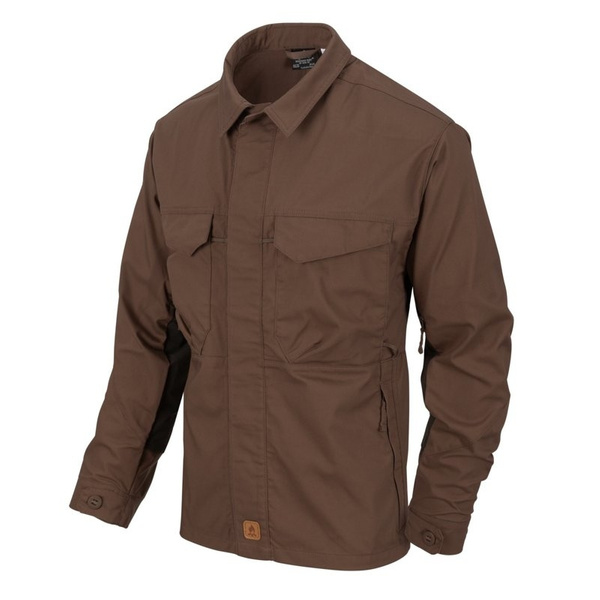 Shirt WOODSMAN Long Sleeve Helikon-Tex Earth Brown / Black (KO-WDN-DC-0A01A)