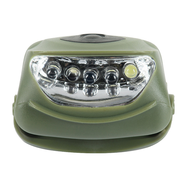 Latarka Czołowa 4+1 LED M-Tac Olive (60067001)