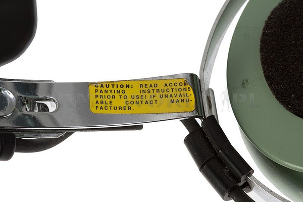 Ochronniki Słuchu Lotnicze Wojskowe David Clark Model H10-76 Oryginał Demobil DB Niekompletne