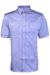 Officer Shirt with short sleeves  301/MON Original - Blue - New