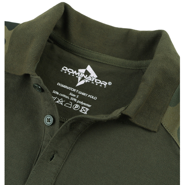 Koszulka Polo Wojskowa Dominator Olive / Pl. Camo